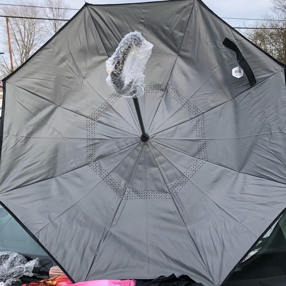 Country Side Products Grey Upside Down Umbrella